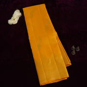 Shankarabharanam — Bright Yellow Pure Silk Saree with Pure Zari