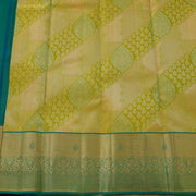 Vasantha — Lime Green Pure Silk Saree with Pure Zari