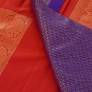 Bhairavi - Vermilion red with gold border