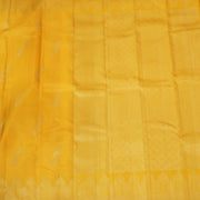 Shankarabharanam — Bright Yellow Pure Silk Saree with Pure Zari