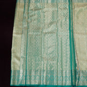 Abheri — Deep Teal Pure Silk Saree with Pure Zari