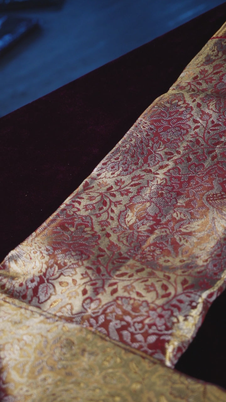 Kapi — Rose Pink Pure Silk Saree with Pure Zari