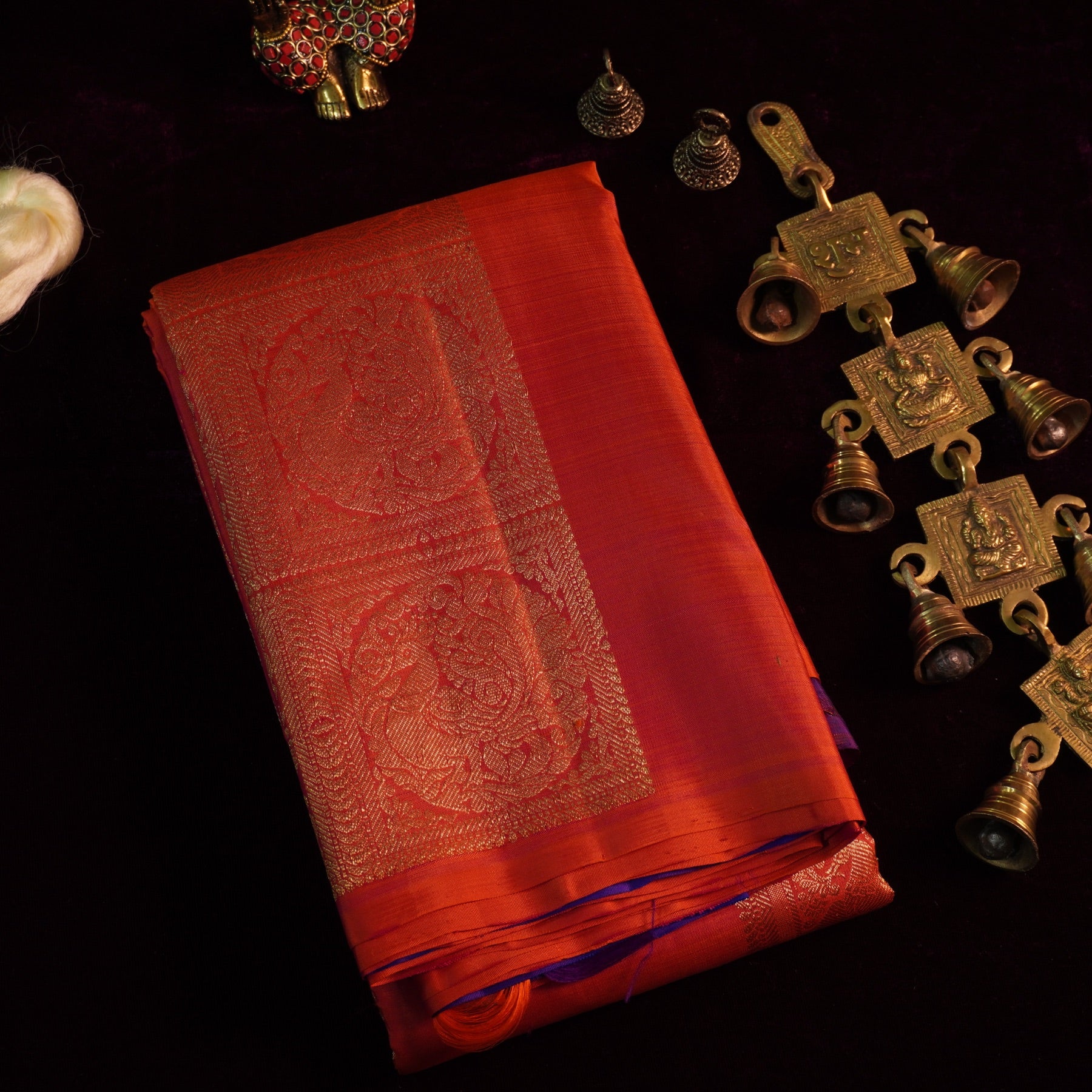 Photo 02 — Folded Saree Close-up (01413)